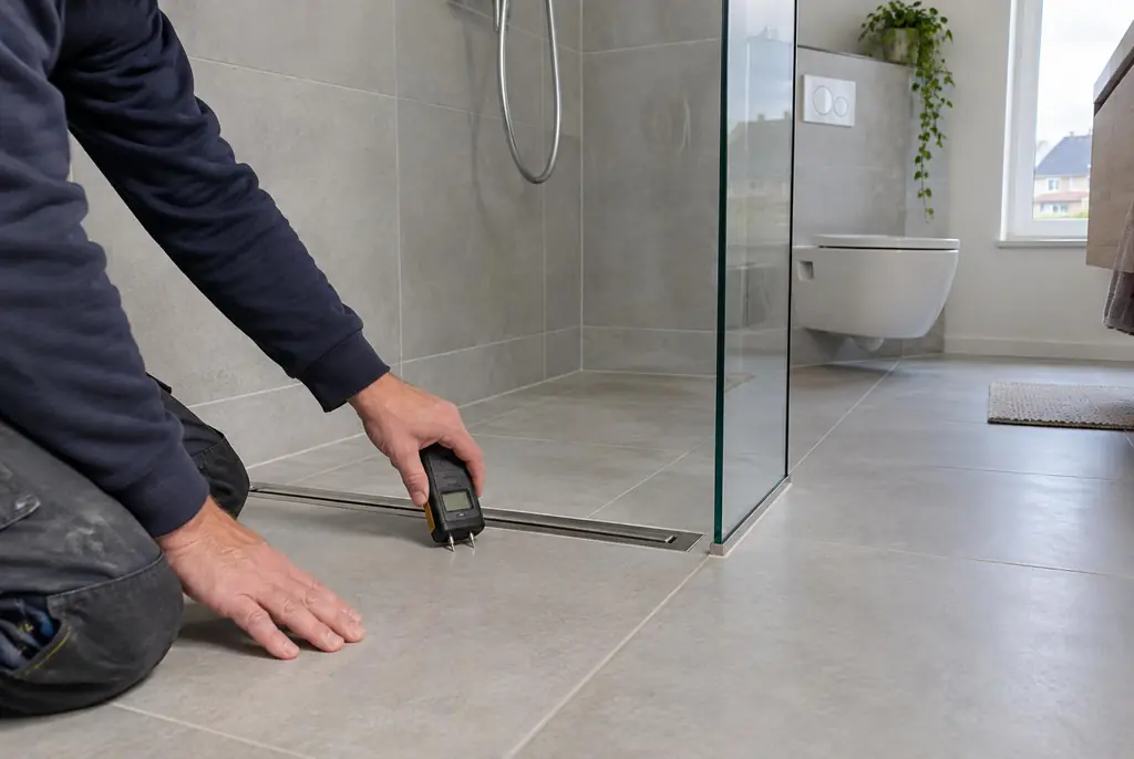 Lekdetectie Heusden – badkamer in een nieuwbouwwoning